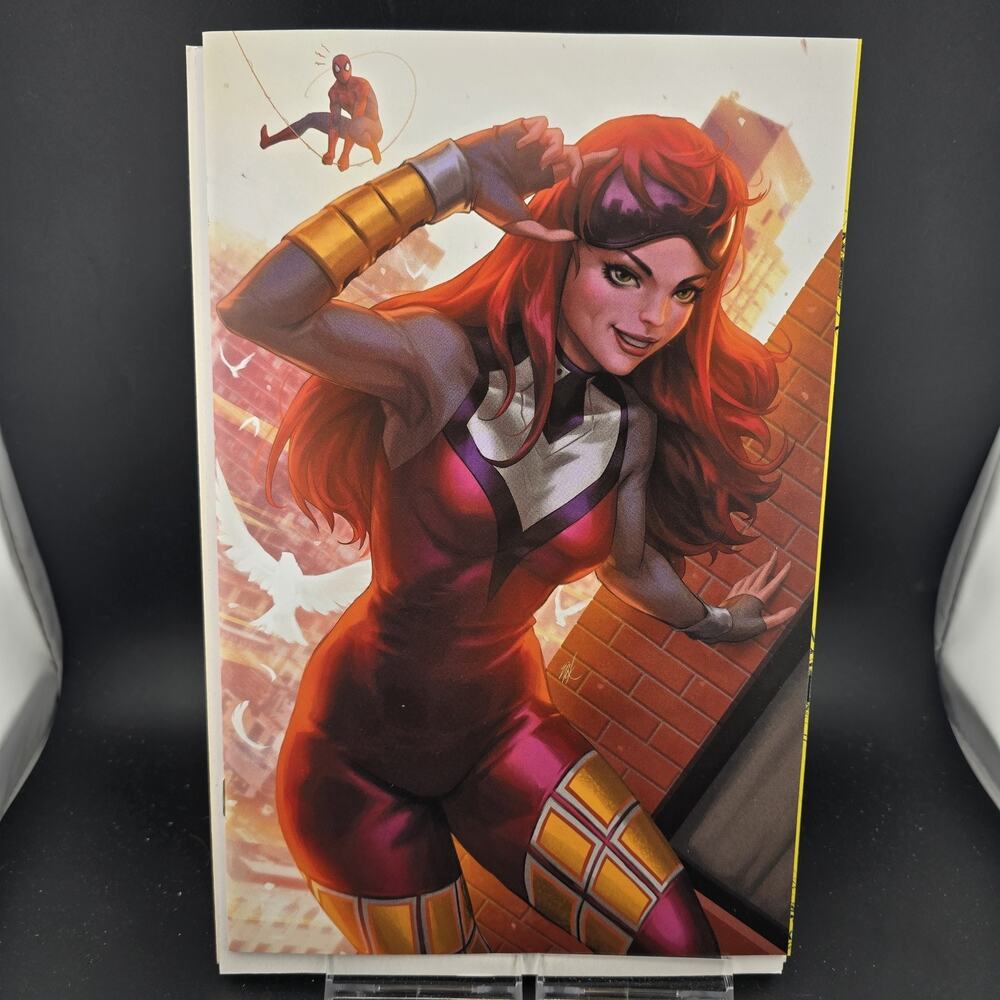 JACKPOT #1 1:100 EJIKURE VIRGIN VARIANT NM+ 9.8 CANDIDATE MARVEL 2024 SPIDER-MAN